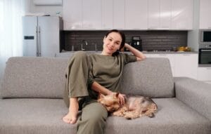 best couch material for dog parents