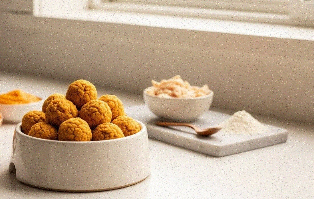 chicken and pumpkin dog bites