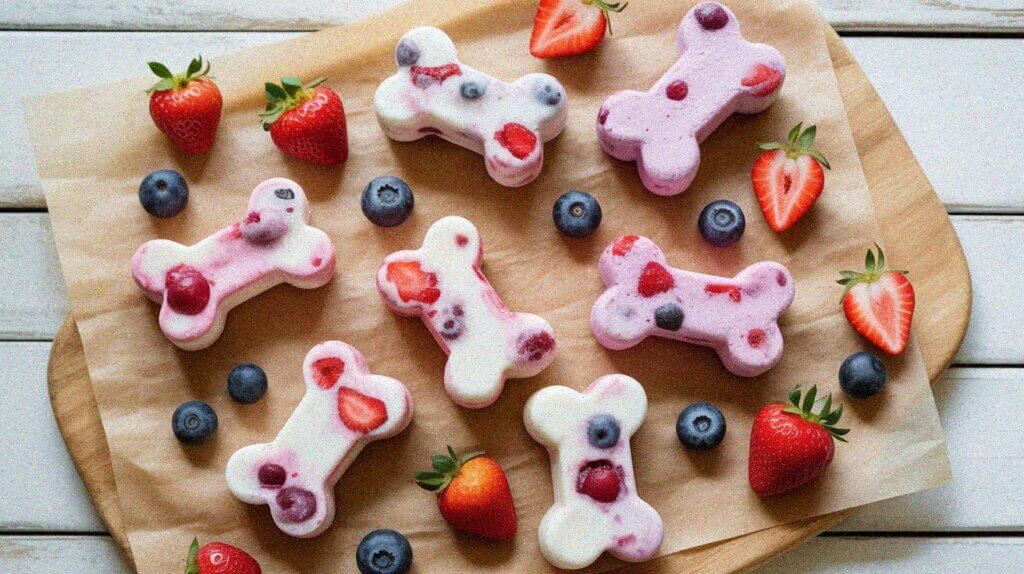 frozen yoghurt dog treats