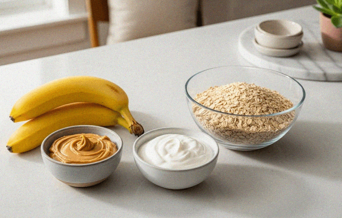 banana and puenut butter recipe ingredients
