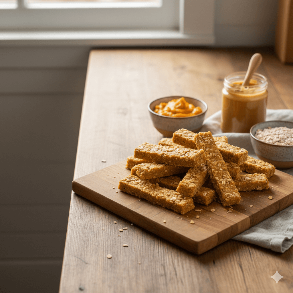 pumpkin and oatmeal dog treats recipe